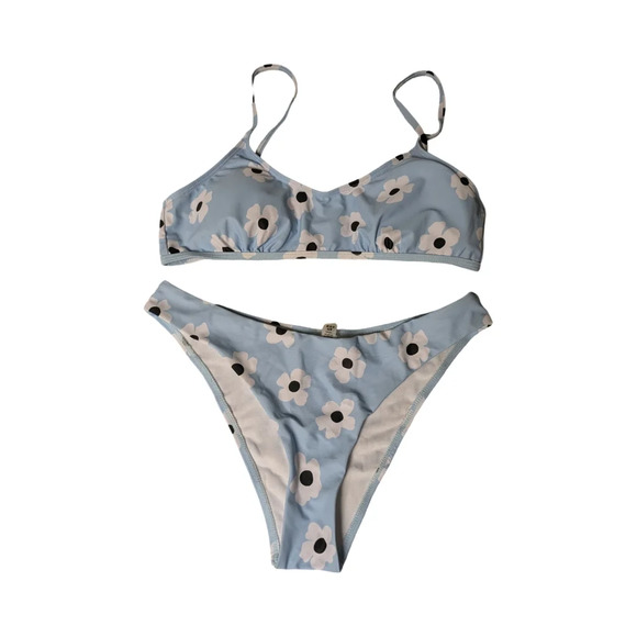 2/$25-Skinny Dip "Big Daisy" Bikini Set NWT Size Medium - Picture 3 of 13